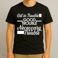 Get In Good Necessary Trouble RIP John Lewis  T-Shirt thumb 3