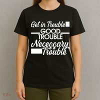 Get In Good Necessary Trouble RIP John Lewis  T-Shirt thumb 4