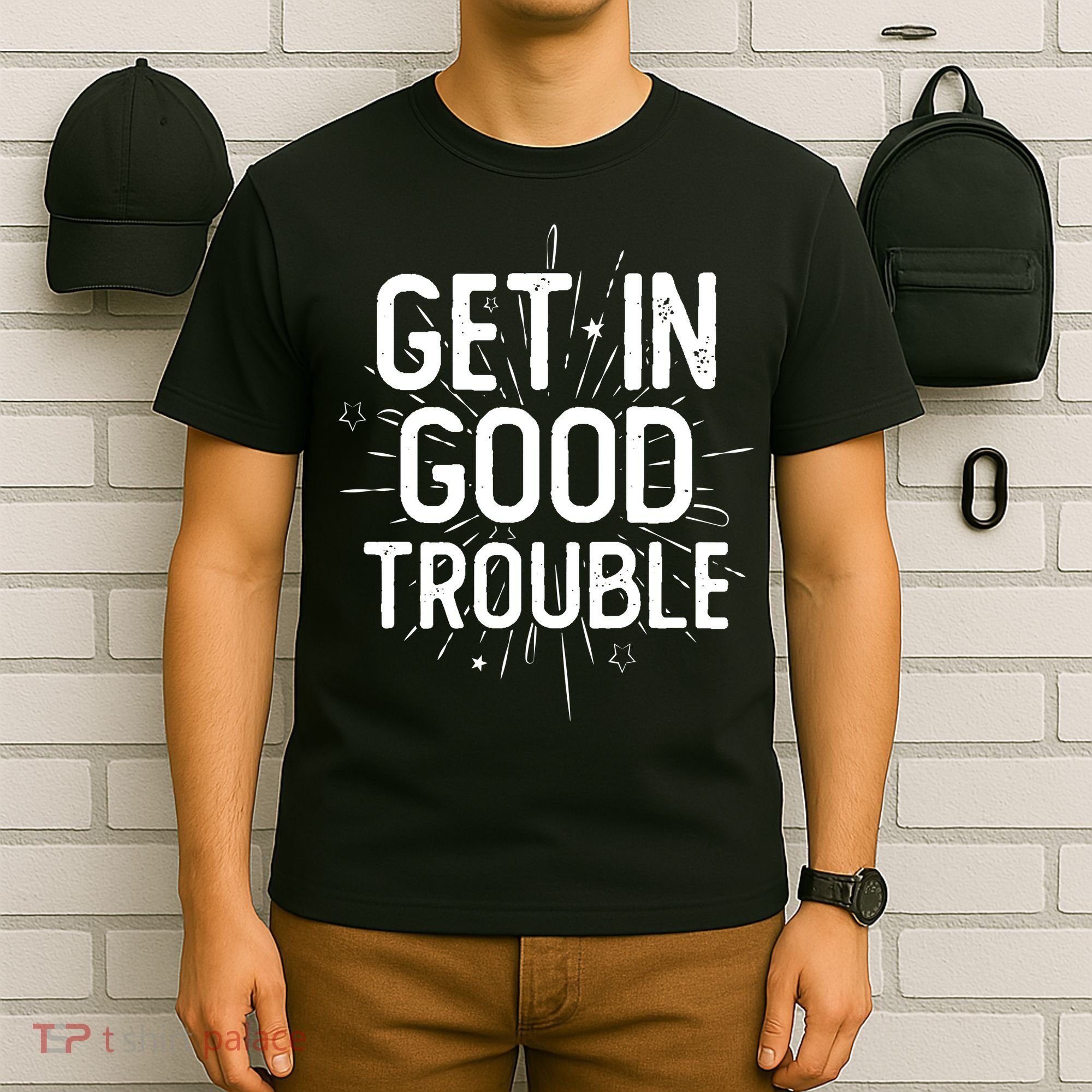Get In Good Trouble John Lewis Quote  T-Shirt