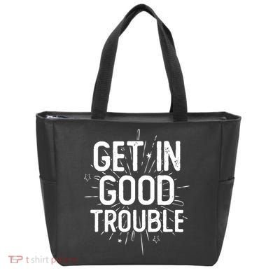 Get In Good Trouble John Lewis Quote  Tote Bag