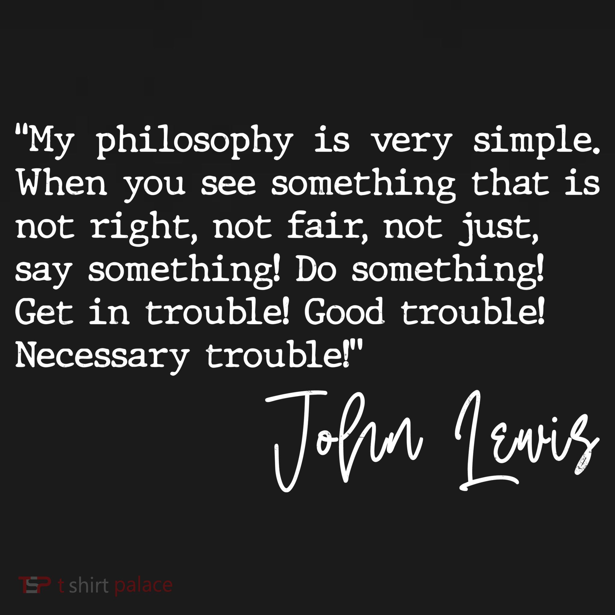 Get In Good Trouble John Lewis Quote Tribute Bucket Hat