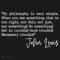 Get In Good Trouble John Lewis Quote Tribute Toddler Hoodie thumb 2