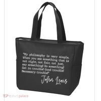 Get In Good Trouble John Lewis Quote Tribute Tote Bag thumb 3