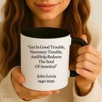 Get In Good Trouble Necessary Trouble Coffee Mug thumb 3