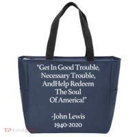 Get In Good Trouble Necessary Trouble Tote Bag thumb 0