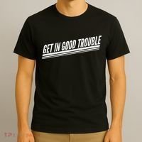 Get In Good Trouble Rep John Lewis Quote  T-Shirt thumb 3