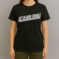 Get In Good Trouble Rep John Lewis Quote  T-Shirt thumb 4