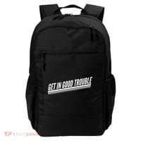 Get In Good Trouble Rep John Lewis Quote  Backpack thumb 0