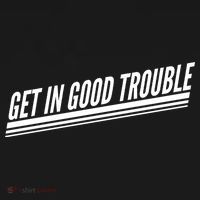 Get In Good Trouble Rep John Lewis Quote  Polo thumb 3