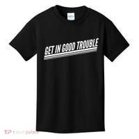 Get In Good Trouble Rep John Lewis Quote  Kids T-Shirt thumb 0