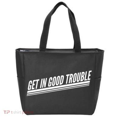 Get In Good Trouble Rep John Lewis Quote  Tote Bag