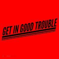 Get In Good Trouble Rep John Lewis Quote  Santa Hat thumb 1