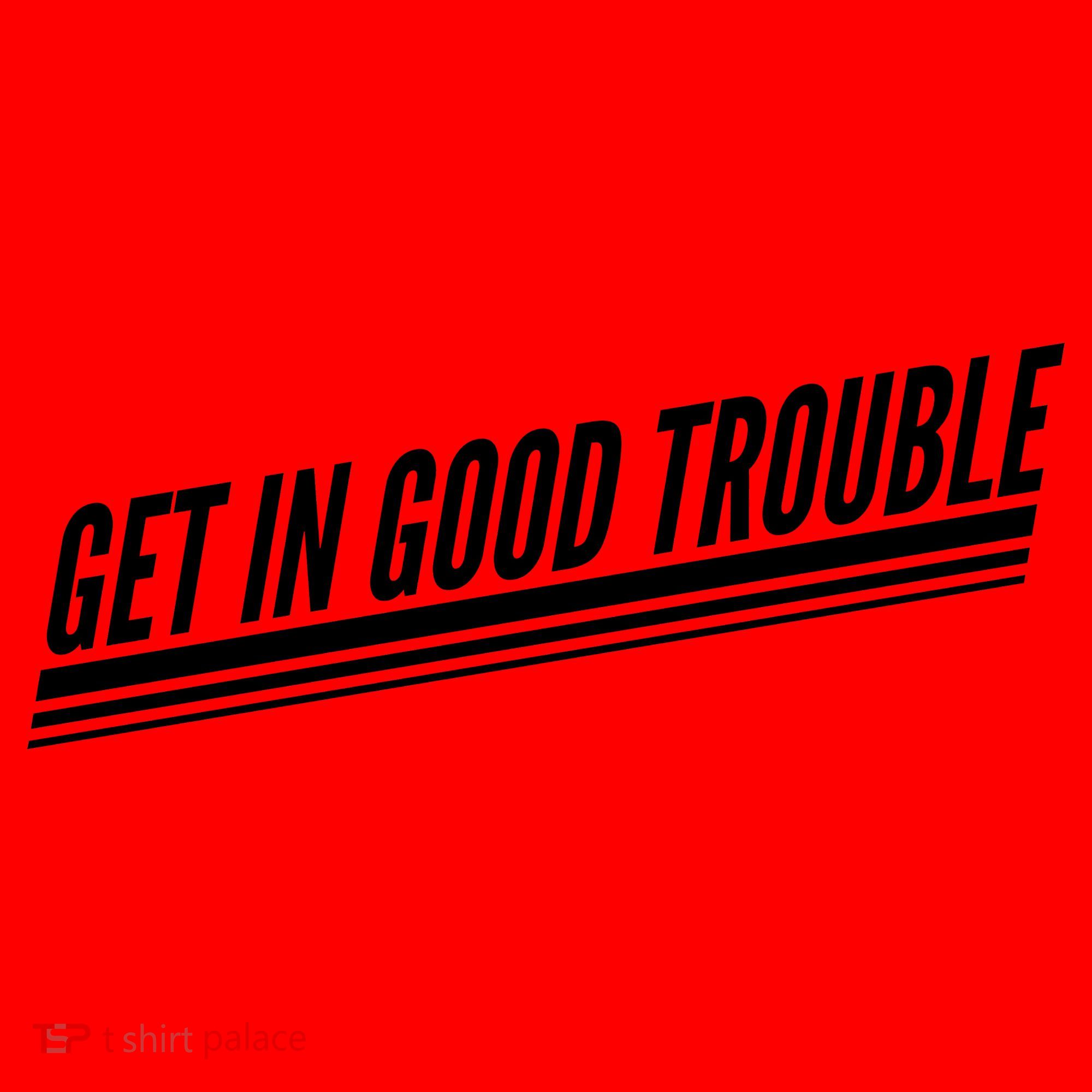 Get In Good Trouble Rep John Lewis Quote  Santa Hat