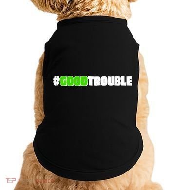 Get In #GoodTrouble John Lewis Tribute Doggie Tank