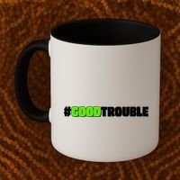 Get In #GoodTrouble John Lewis Tribute Coffee Mug thumb 2