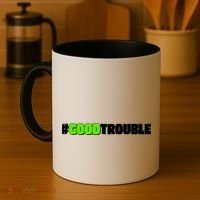 Get In #GoodTrouble John Lewis Tribute Coffee Mug thumb 4