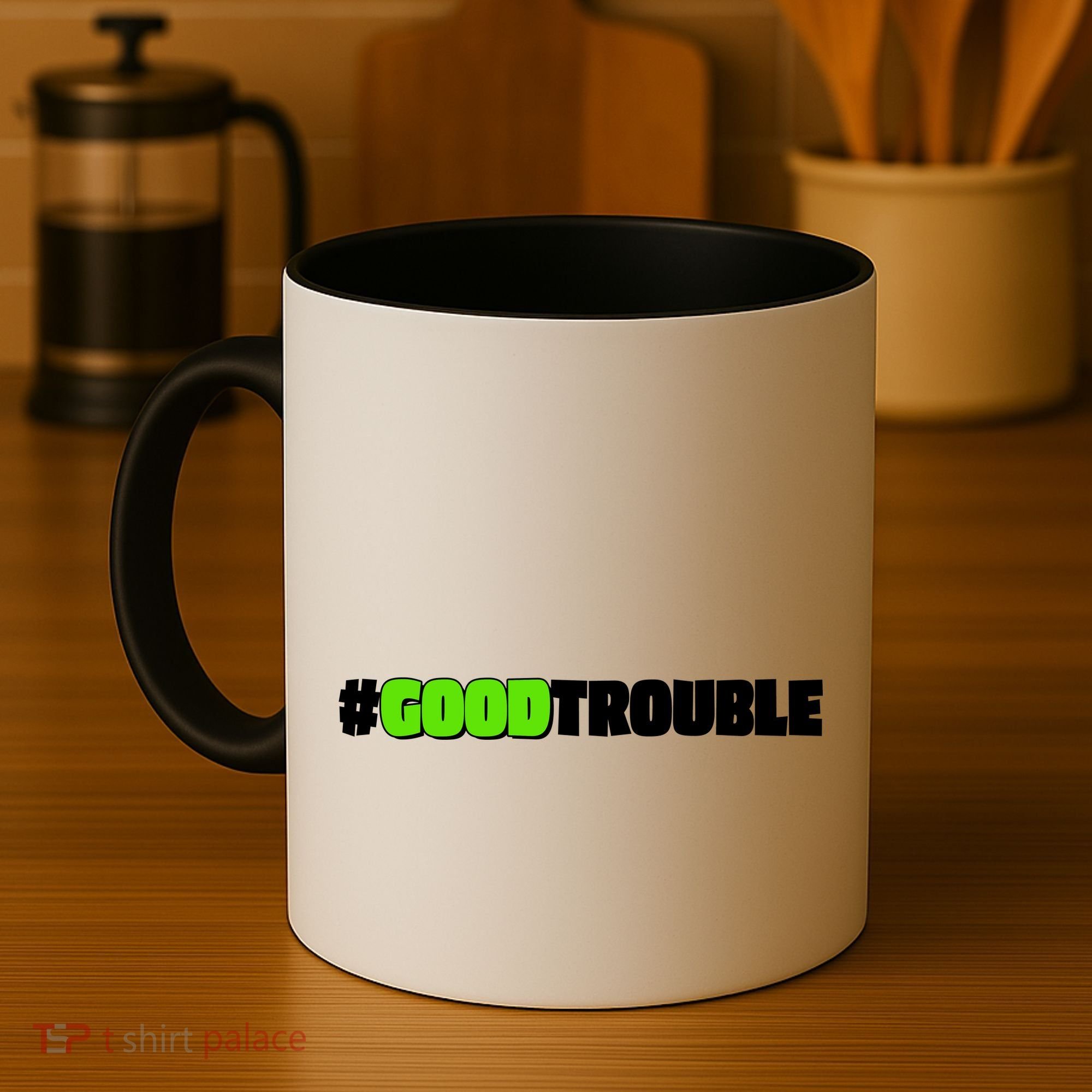 Get In #GoodTrouble John Lewis Tribute Coffee Mug