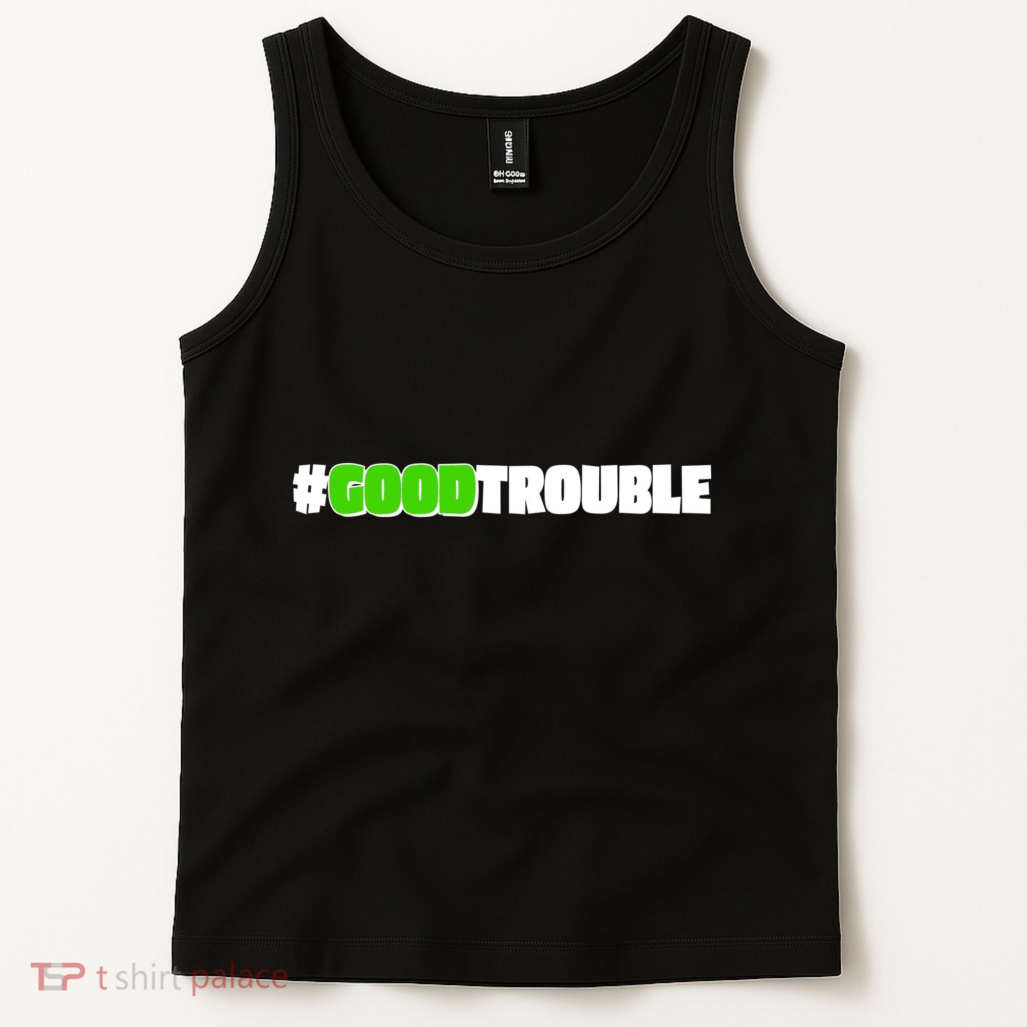 Get In #GoodTrouble John Lewis Tribute Tank Top