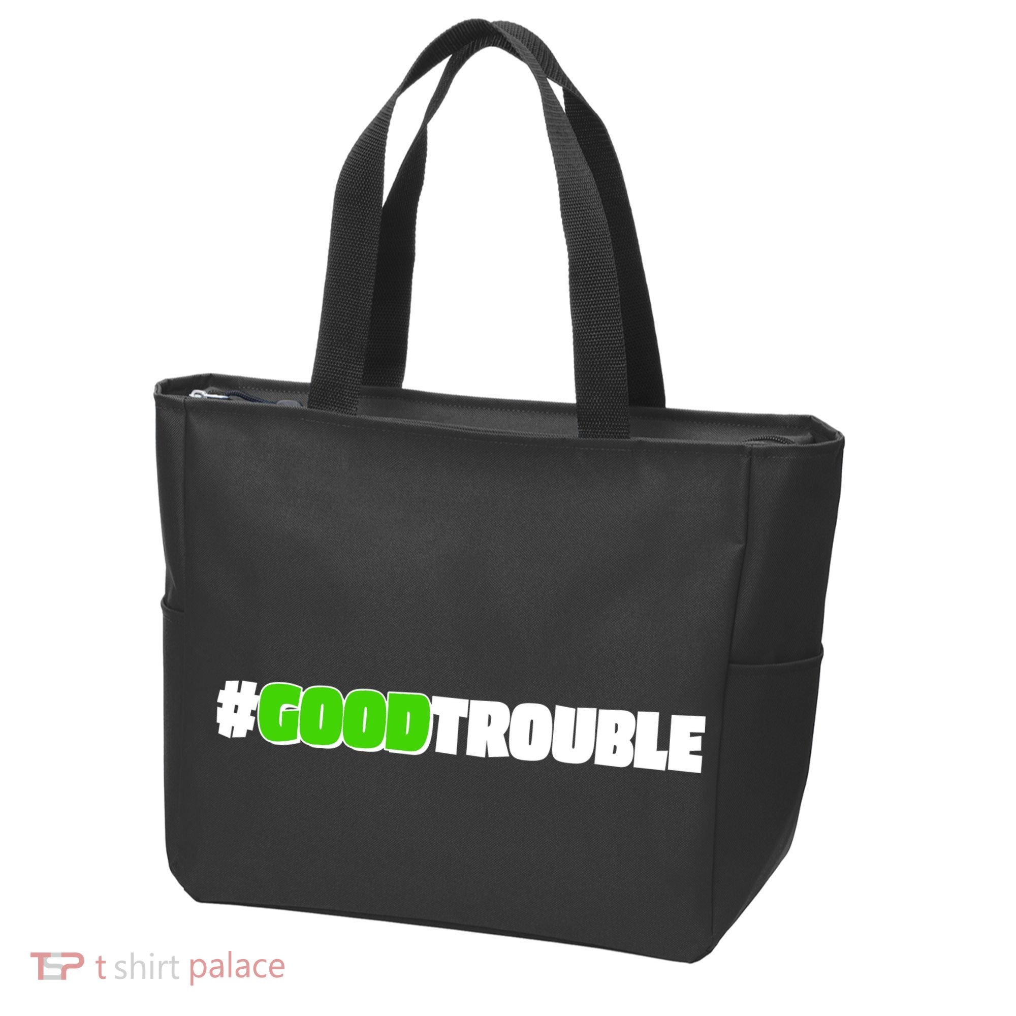 Get In #GoodTrouble John Lewis Tribute Tote Bag