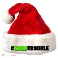 Get In #GoodTrouble John Lewis Tribute Santa Hat thumb 0