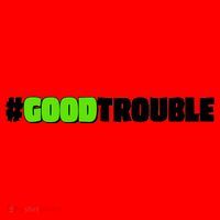 Get In #GoodTrouble John Lewis Tribute Santa Hat thumb 1
