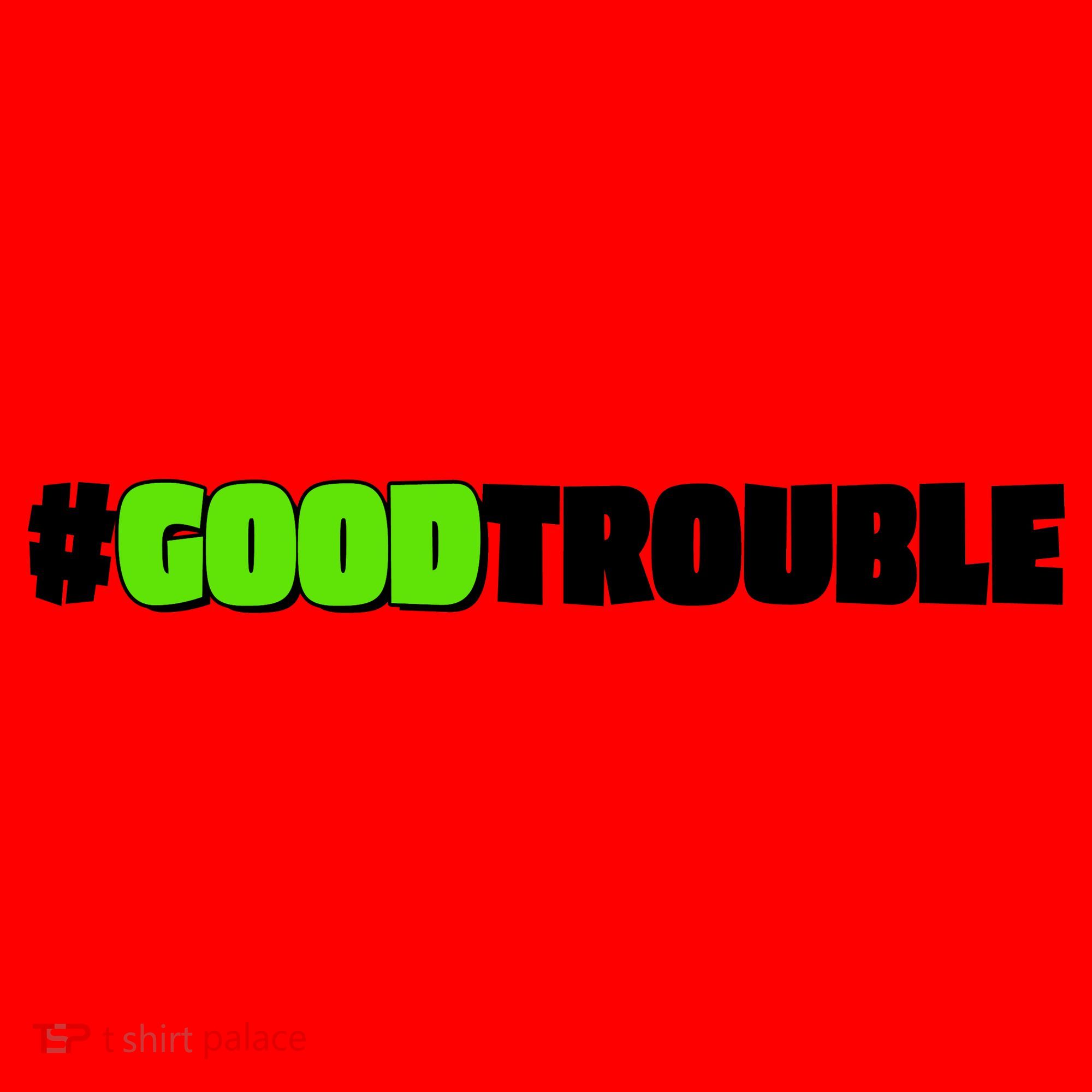 Get In #GoodTrouble John Lewis Tribute Santa Hat