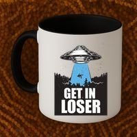 Get In Loser Alien UFO Coffee Mug thumb 2