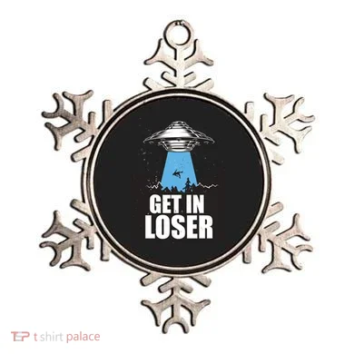 Get In Loser Alien UFO Ornament
