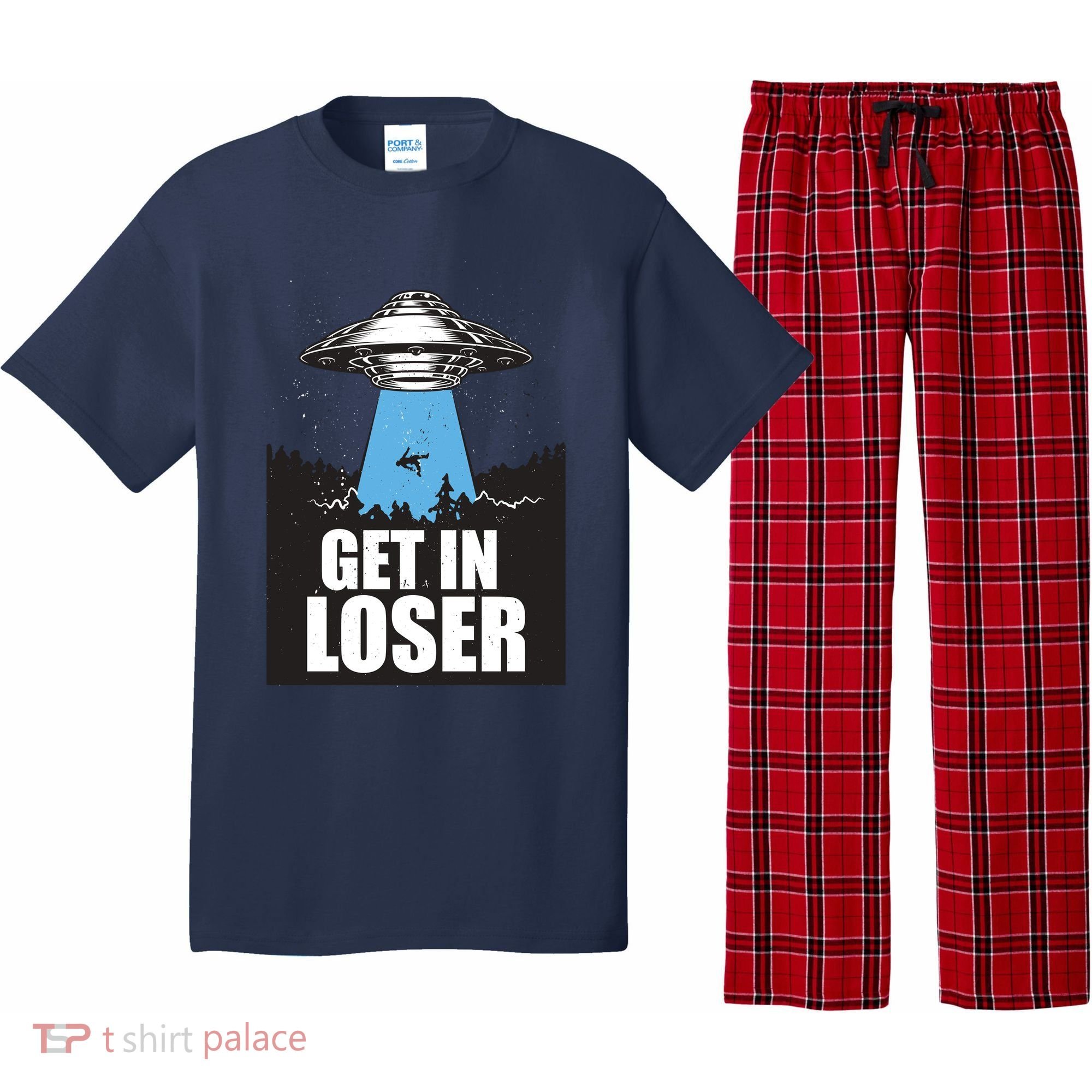 Get In Loser Alien UFO Pajama Set