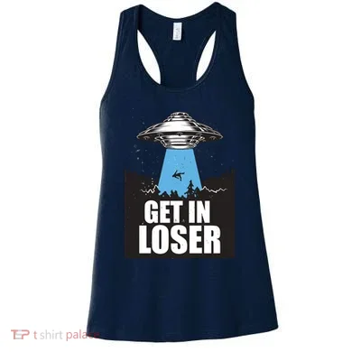 Get In Loser Alien UFO Women's Tank Top