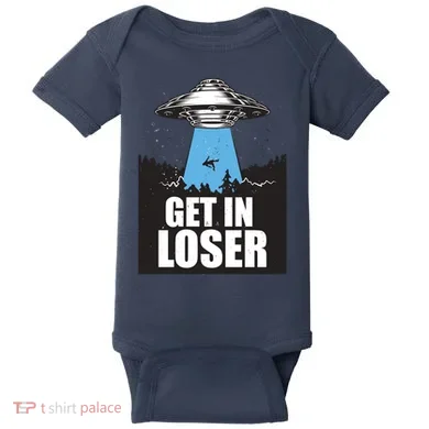 Get In Loser Alien UFO Baby Bodysuit
