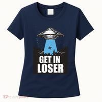 Get In Loser Alien UFO Women's T-Shirt thumb 0