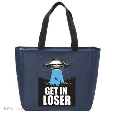 Get In Loser Alien UFO Tote Bag