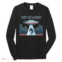 Get In Loser Anti Joe Biden UFO Abduction Long Sleeve Shirt thumb 0