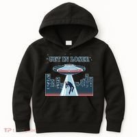 Get In Loser Anti Joe Biden UFO Abduction Kids Hoodie thumb 0