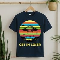 Get In Loser UFO Retro Alien Spaceship T-Shirt thumb 2
