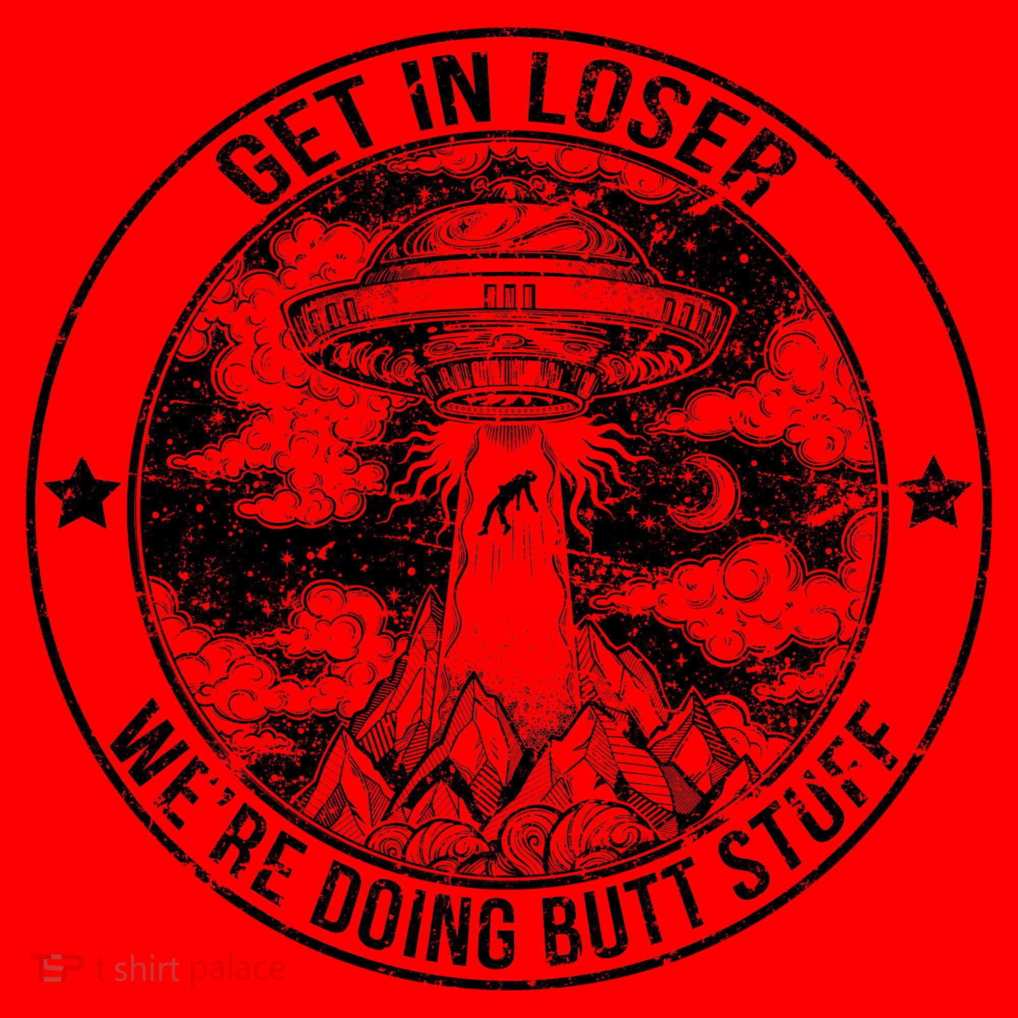 Get In Loser We're Doing Butt Stuff Santa Hat