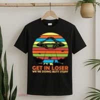 Get In Loser We're Doing Butt Stuff Funny UFO T-Shirt thumb 2