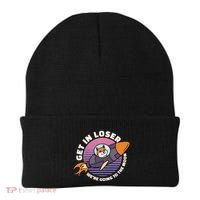 Get In Loser We're Going To The Moon Beanie thumb 0