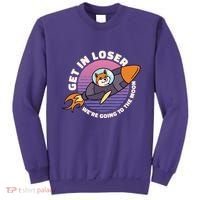 Get In Loser We're Going To The Moon Sweatshirt thumb 0