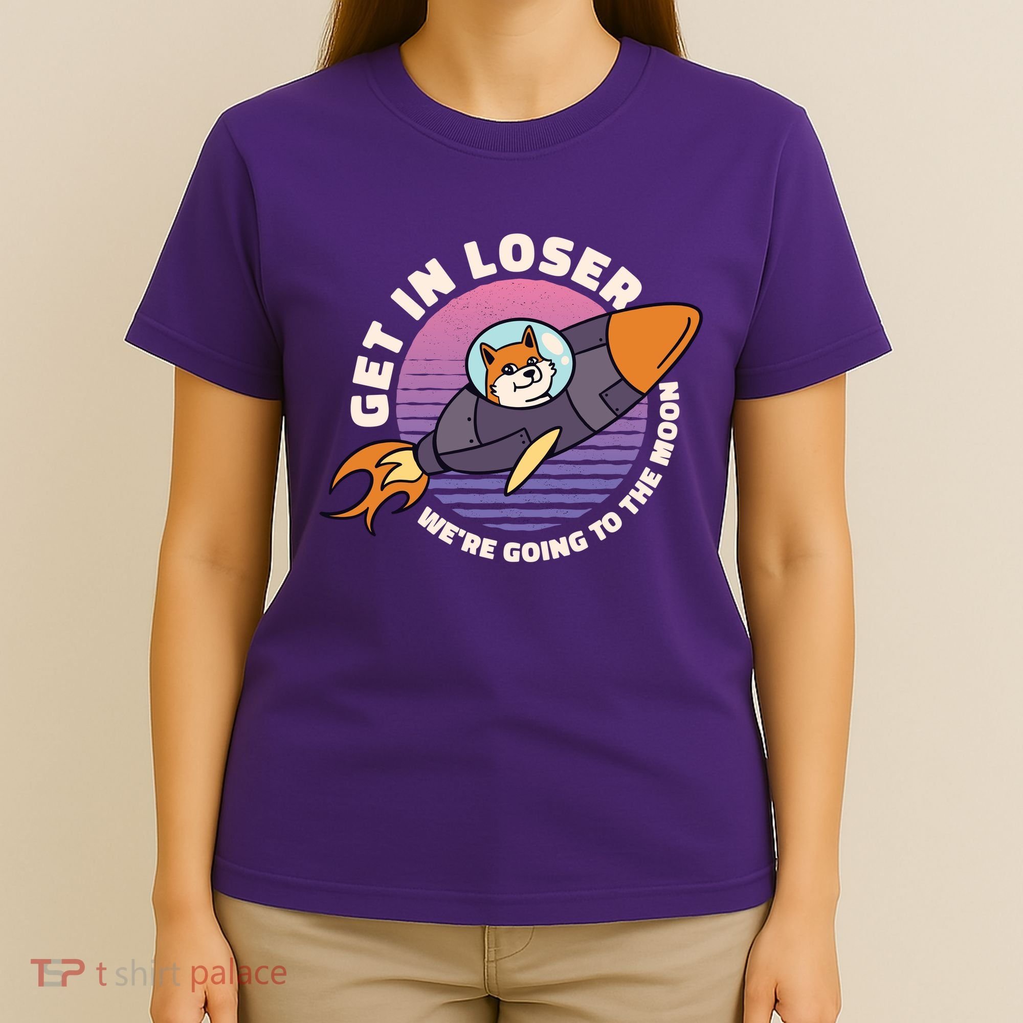 Get In Loser We're Going To The Moon T-Shirt