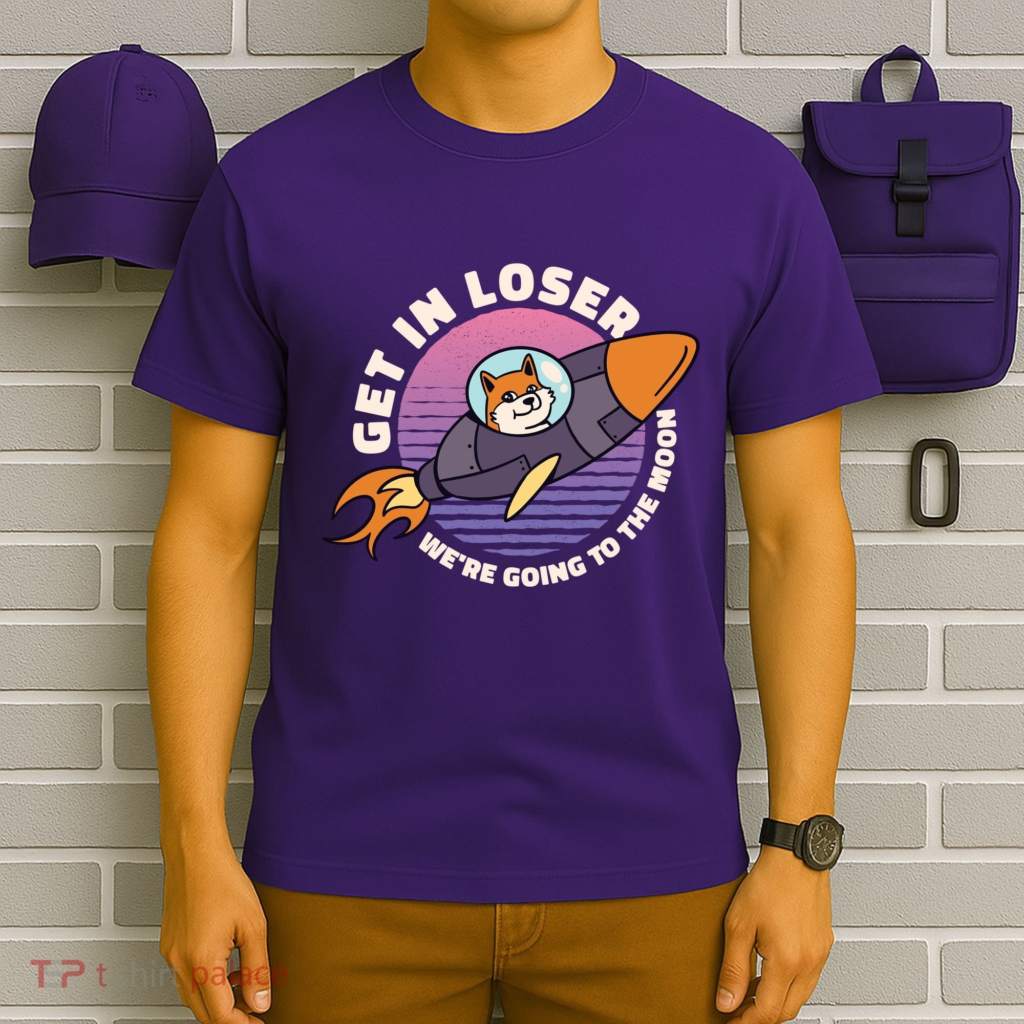 Get In Loser We're Going To The Moon T-Shirt