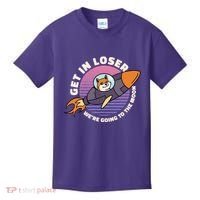 Get In Loser We're Going To The Moon Kids T-Shirt thumb 0
