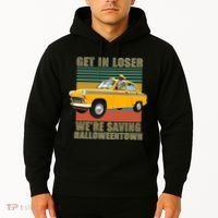 Get In Losers We're Saving Halloween Town Hoodie thumb 2