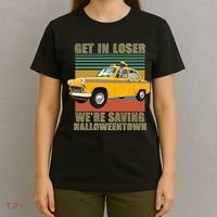 Get In Losers We're Saving Halloween Town T-Shirt thumb 4
