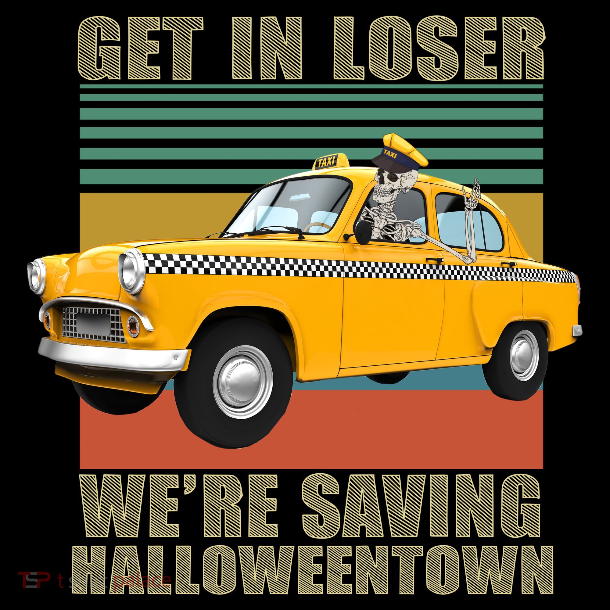 Get In Losers We're Saving Halloween Town Toddler Hoodie