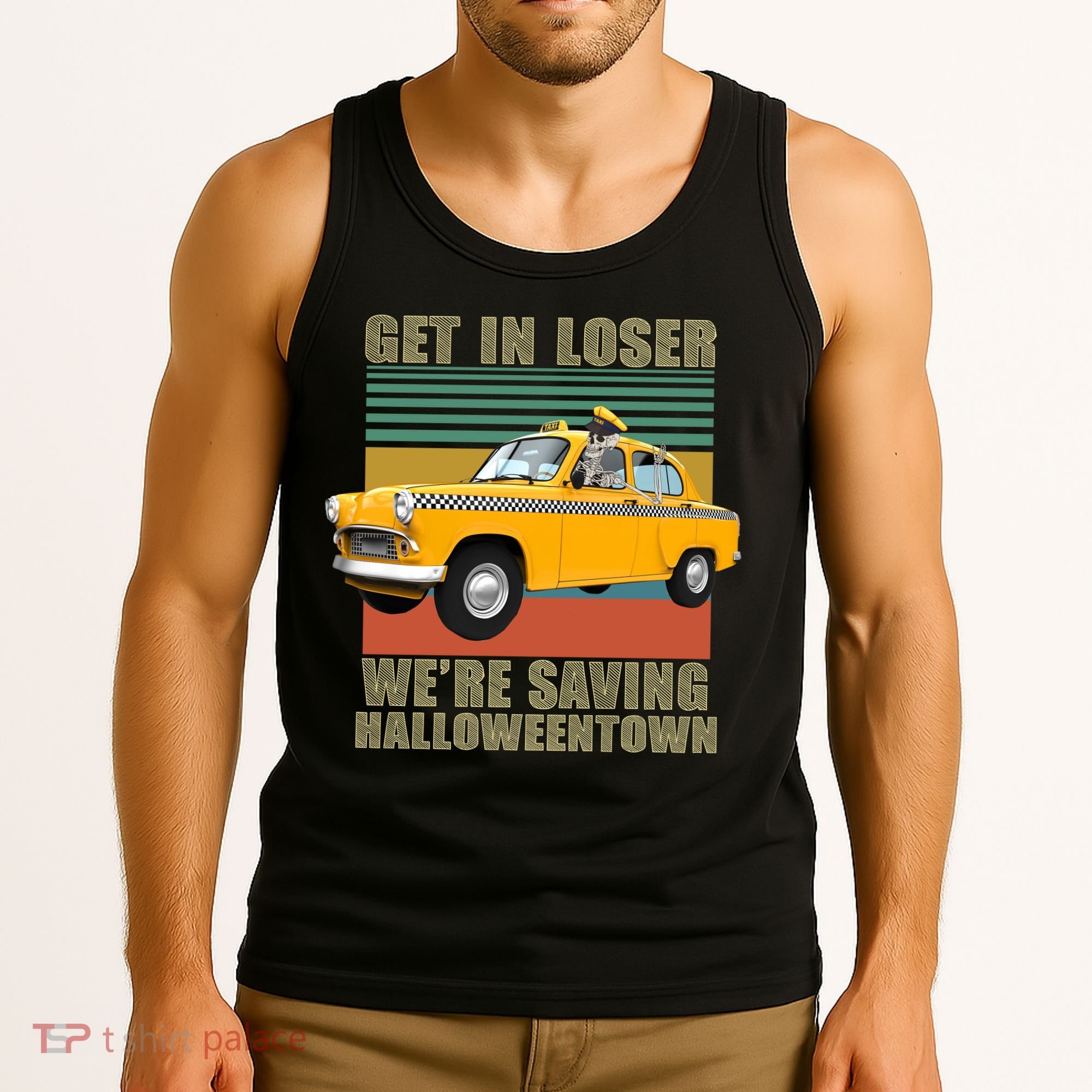 Get In Losers We're Saving Halloween Town Tank Top