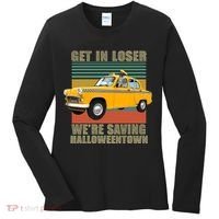 Get In Losers We're Saving Halloween Town Women's Long Sleeve Shirt thumb 0