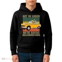 Get In Losers We're Saving Halloween Town Kids Hoodie thumb 4