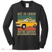 Get In Losers We're Saving Halloween Town Kids Long Sleeve Shirt thumb 0